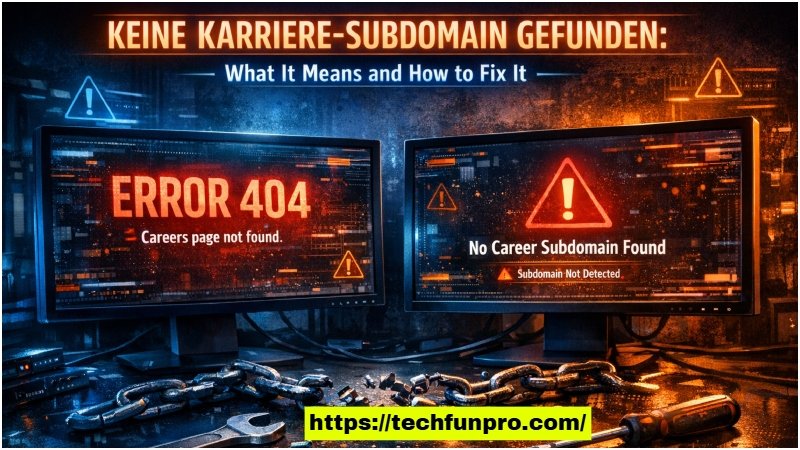 Keine Karriere-Subdomain Gefunden